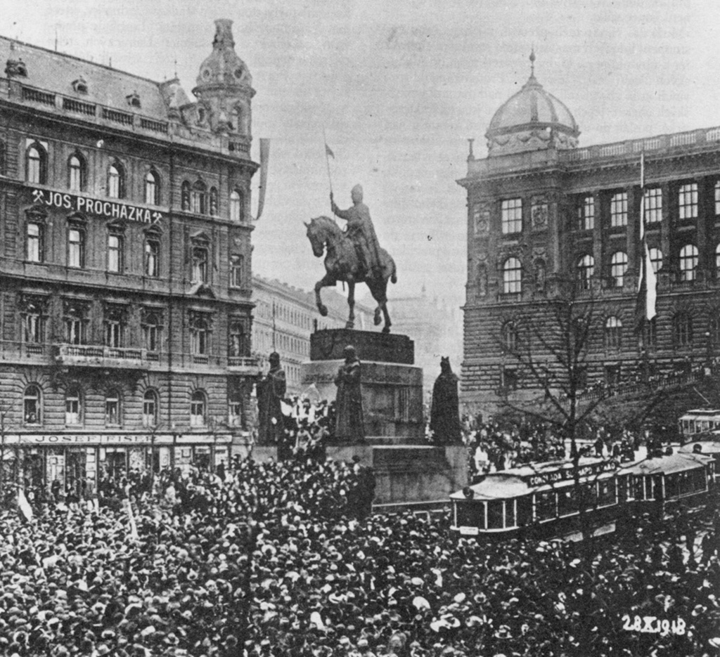 Prague Celebrating Independence from Austria-Hungary